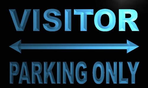 Visitor Parking Only Neon Light Sign